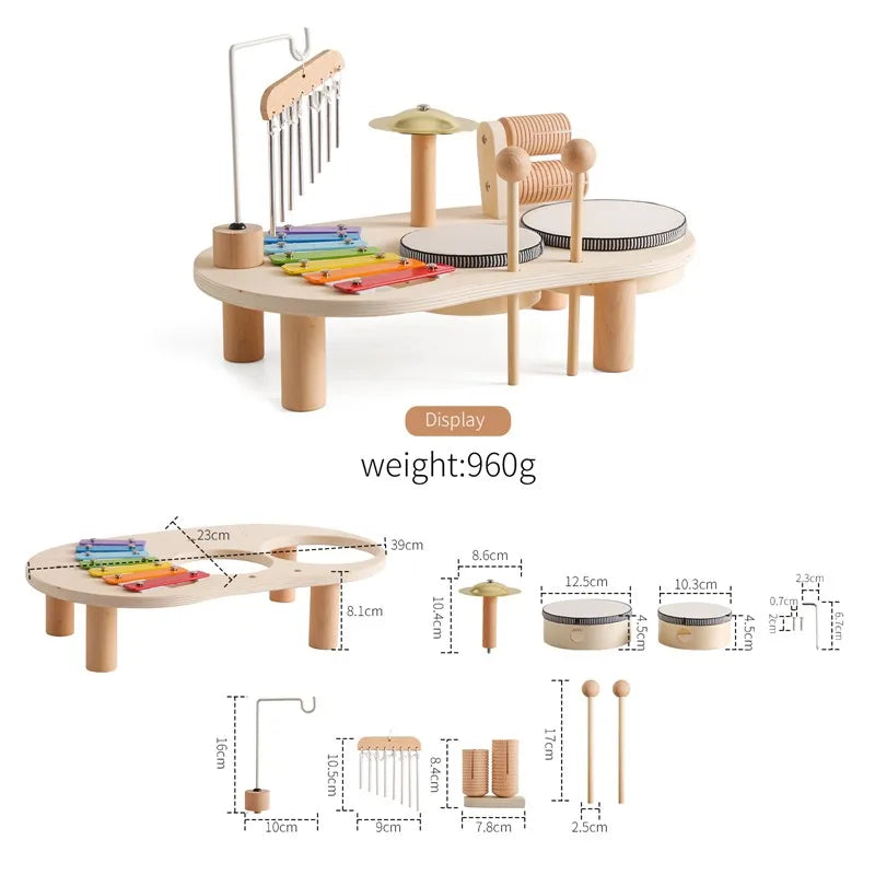 Wooden Montessori Toy Afternoon Tea Set Children Playing House Silicone Cups Pretend Play Food Learning Role Early Education Toy