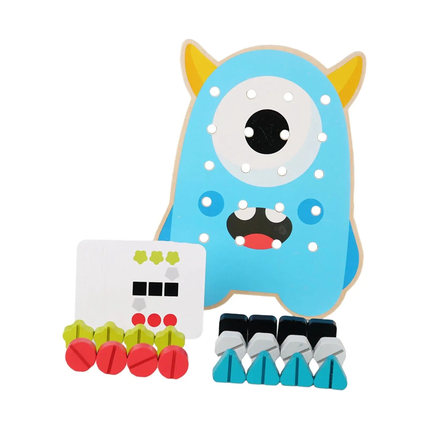 Wooden Nuts and Bolts Board Creative Prentend Play Cartoon Wooden Toys Early Educational Toys for Children Kids Birthday Gifts