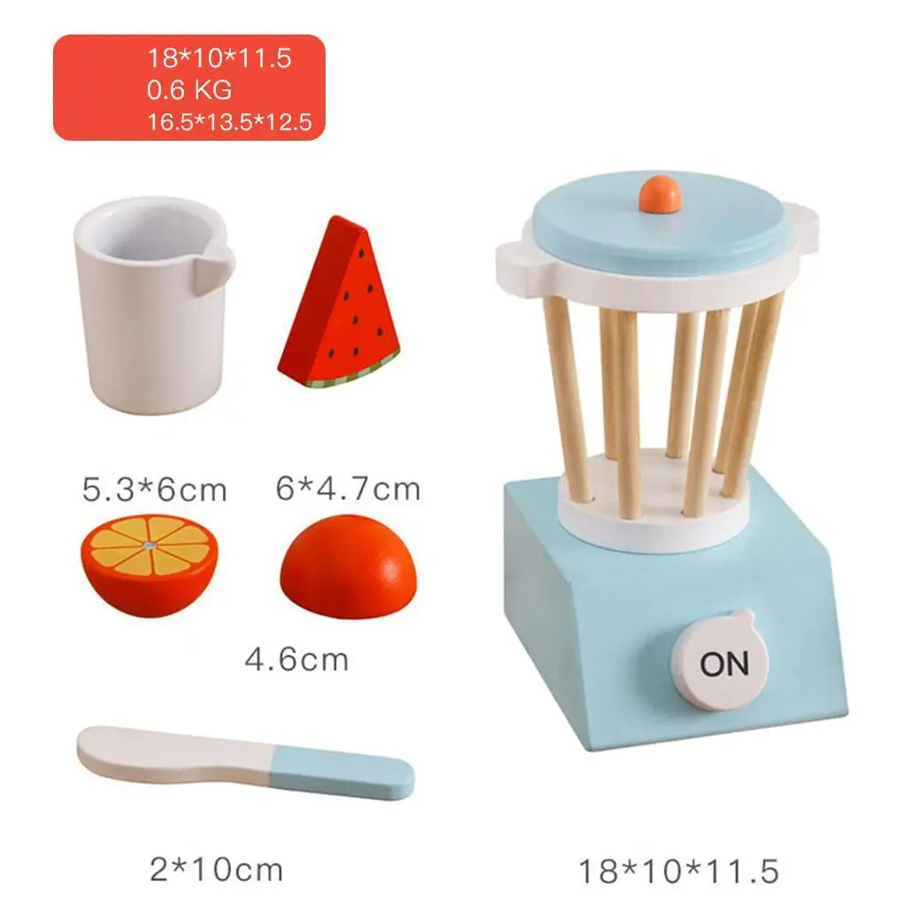 Children Kitchen Pretend Play Toy Miniature Food Wooden Kitchenware Gifts