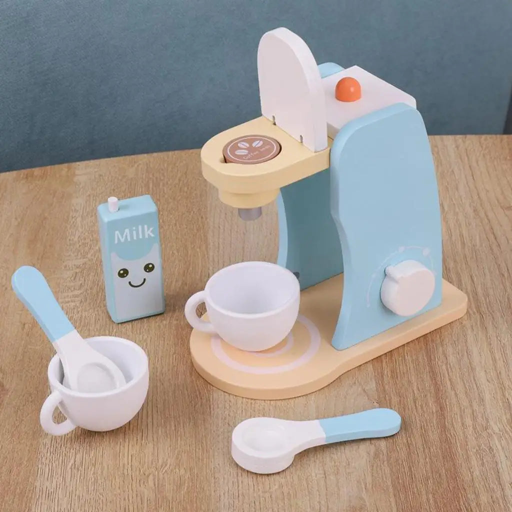 Children Kitchen Pretend Play Toy Miniature Food Wooden Kitchenware Gifts